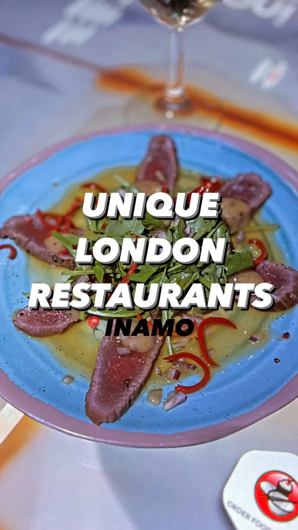 This video showcases Inamo restaurant in Covent Garden, London.  It highlights the restaurant's interactive tables, used for ordering sushi and Asian tapas. Dishes shown include tuna sashimi, various sushi rolls (salmon, prawn tempura), and Bang Bang Cauliflower. The presentation focuses on the food's visual appeal and the unique ordering system.  No specific dietary information is provided.