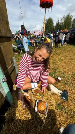 UK's biggest food festival highlights: dirty burgers, BBQ, tacos, Birria, nachos, steak frites, egg and bacon brioche buns.