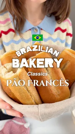 My Brazilian wife made me her favourite Brazilian bread. Not just hers. Think of a nation wide favourite. 🇧🇷 Brazilians eat this for breakfast every morning. Think French baguette but much lighter and with a thinner crust.

This one is a keeper, so go ahead and save this recipe for later. ✨🙏📌

We are so excited to be presenting our new series SAUDOSA PADOCA where we showcase the best of Brazilian bakery classics (and stay tuned as there might also be some Irish guests along the way…). We will be posting a magical and nostalgic recipe per week and we can’t wait to share all these nation wide favourites with everyone! Padarias are huge in Brazil and these treats have great cultural importance for us. We hope you love it. 💕

Já salva aí pra não esquecer! 
Gostinho de Brasil com transporte imediato para aquela padaria com um pingado de acompanhamento. Ficou idêntico ao do Brasil. Eu estou TÃO feliz com essa receita, que já estou com vários planos de uso para esses pãezinhos!!! Pão na chapa, misto quente, bauru, hot dog…. Ah! Fala pra gente de onde você é e qual é o nome desse pãozinho na sua cidade: pão de sal? Cacetinho?

Ingredients
555g strong white bread flour
10g granulated sugar (2 tsp)
10g instant dry yeast (2½ tsp)
10g salt (1½ tsp)
1 tbsp diced butter (cold)
300-340ml cold water (we used ice water)

We used a stand mixer with a hook attachment but this recipe can totally be made by hand too, it will just take a little longer to knead. :)

The full method is pinned to the first comment on this post.

O pãozinho e o coração estão quentinhos. 🥖❤️
And don’t forget to dunk it in your hot drink! ☕✨

Tip: We recommend using a perforated baguette tray and covering the rolls with a deep tray to help with circulating and retaining more steam but this is totally optional. :)

#brazilianfood
#brazilianrecipe
#paofrances
#paodesal
#brazilianbakery