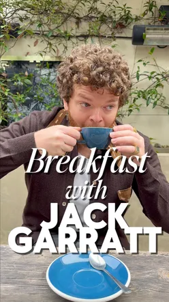 Jack Garratt enjoying breakfast at Dudley's in Walthamstow, London, promoting his album 'Pillars' releasing August 15.