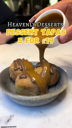 Colorful dessert tapas at Heavenly Desserts in Glasgow, perfect for a sweet date night experience.