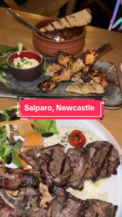 Salparo Restaurant UK, Newcastle's new Greek spot on Quayside, known for excellent service and dreamy meals.
