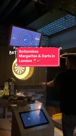 Oche London tapas and tequila night with bottomless margaritas, digital darts, and delicious buttermilk chicken bites.