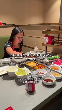 Delicious hot pot meal for two at Haidilao O2 branch, London, for £39.90, available Mon-Fri before 5pm.