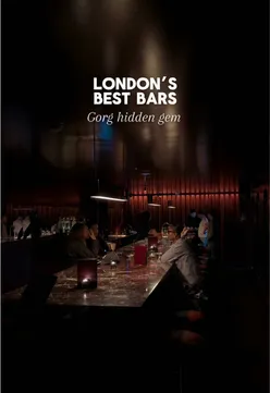 Cozy Bar Lina in Shoreditch serves unique cocktails like fig liqueur negroni and coffee negroni. #LondonCocktailBar