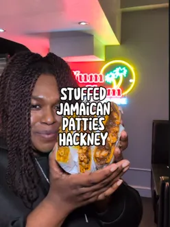 Jamaican beef patties collaboration at YumYum Caribbean, Hackney Central. Enjoy stuffed patties every Saturday. #JamaicanPatties