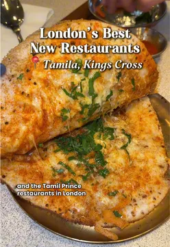 Delicious Indian dishes at Tamila, new London restaurant: crispy corn chips, chilli cheese dosa, mutton curry dosa, tandoori chicken.