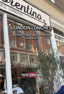 Delicious Italian deli sandwich with truffle honey, perfect for a London lunch at Dal Fiorentino in Fitzrovia.