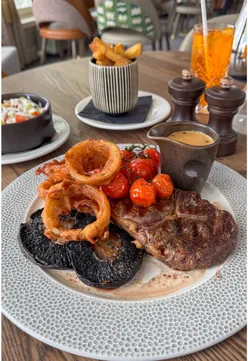 Crieff Hydro Hotel dining: EAST Asian plates, Winter Garden dining, Ballroom Bar elegance, Loggia tea, Scottish produce focus.