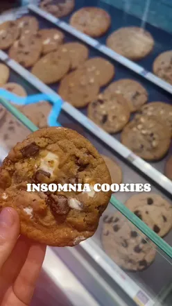 Delicious cookies from Insomnia Cookies UK, perfect for a sweet treat in Manchester.