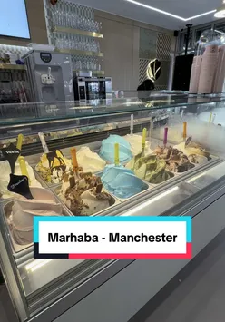 New dessert cafe Marhaba opening in Manchester, featuring halal sweets on Wilmslow Road.
